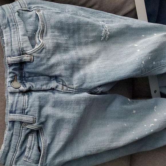 BLANK NYC jeans women's size 2 sz 26 light blue skinny classic ripped sp… - Picture 5 of 15